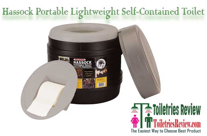 Hassock Portable Lightweight Self-Contained Toilet